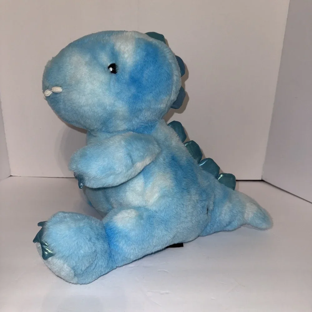 FAO Schwarz‎ Glow Brights Blue Dinosaur Plush 12